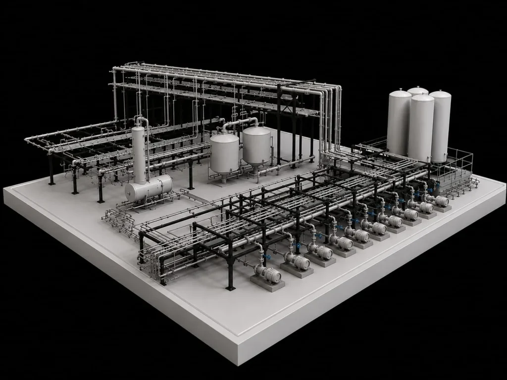 Industrial Piping Model | Improving Plant Safety and Planning